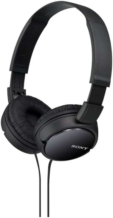 Sony ZX Series Wired On-Ear Headphones, Black MDR-ZX110 - Image 1