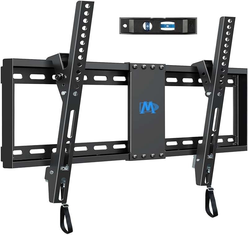 Mounting Dream TV Wall Mount for Most 37-75 Inch TVs, Universal Tilt TV Mount Fit 16", 18", 24" Stud with Loading Capacity 132lbs, Max Vesa 600 x 400mm, Low Profile Flat Wall Mount TV Bracket - Image 1