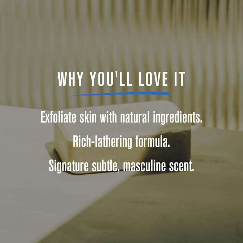 Baxter of California Men’s Exfoliating Body Bar Soap, Deep Cleansing & Moisturizing Formula with Cedarwood & Oak Moss, Buffs Away Dry Skin for All Skin Types, Paraben-Free, 7 Ounce - Image 5