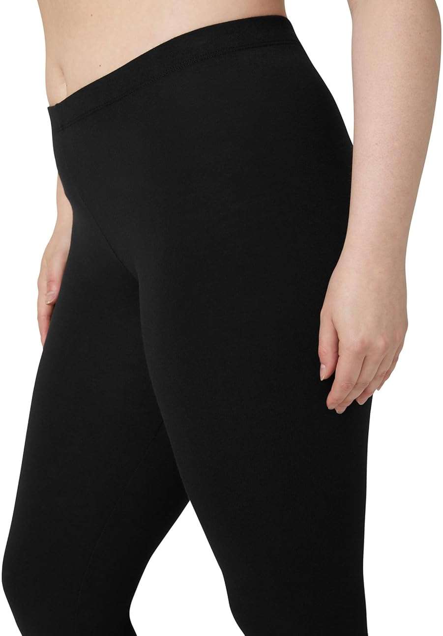 no nonsense Women's Leggings - Soft Cotton Feel, Comfortable & Perfect for Layering, Gentle Elastic Waistband - Image 5