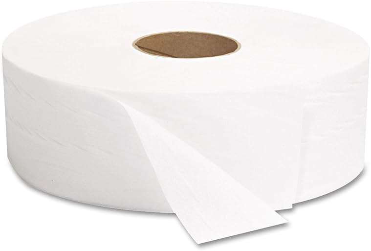 GEN 1513 JRT Jumbo Bath Tissue, 2-Ply, White, 12" Diameter (Case of 6) - Image 2