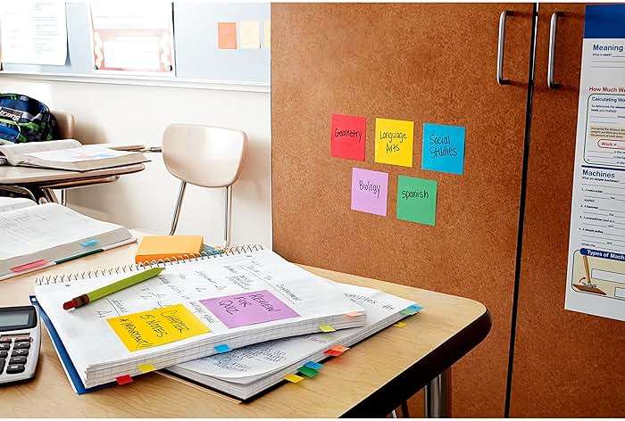 Post-it Super Sticky Notes, 3x3 in, 15 Pads, 2X The Sticking Power, Summer Joy Collection, Assorted Colors (654-15SSJOY) - Image 7