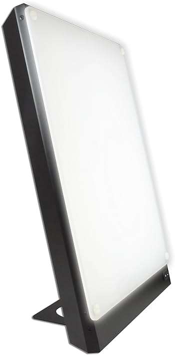 Northern Light Technologies Boxelite - 10000 Lux Light Therapy Lamp - Full Spectrum Lightbox Therapy Light for Natural Mood and Energy Enhancement, Sunlight Desk Lamp, Black - Image 1