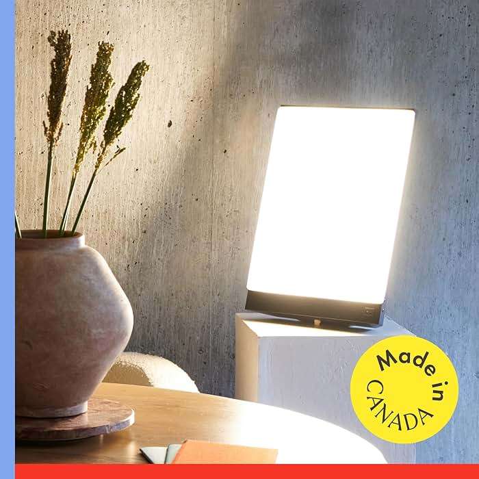 Northern Light Technologies Boxelite - 10000 Lux Light Therapy Lamp - Full Spectrum Lightbox Therapy Light for Natural Mood and Energy Enhancement, Sunlight Desk Lamp, Black - Image 5