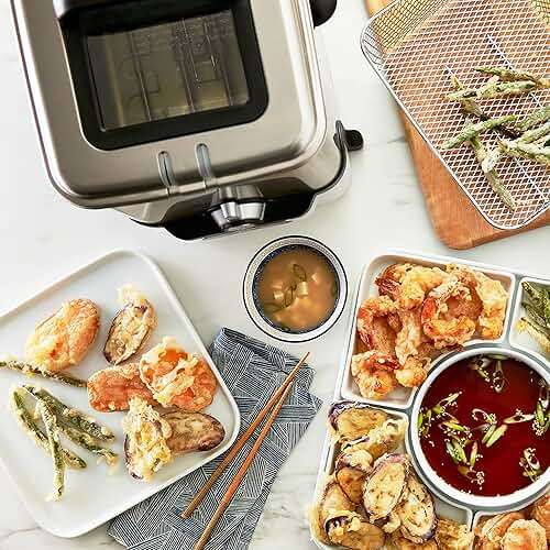 T-fal 3.5L Stainless Steel Deep Fryer with Basket for Home Use, 1700W, Deep Fryer with Oil Filtration, Temp Control, Digital Timer - Image 11
