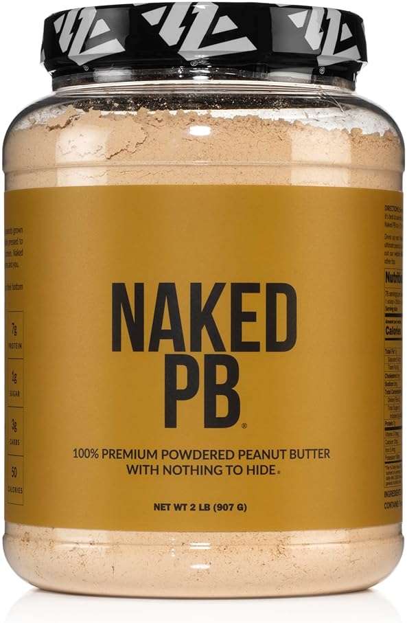 2 LB Powdered Peanut Butter from US Farms – Bulk, Only 1 Ingredient - Roasted Peanuts, Vegan, No Additives, Preservative Free, No Salt, No Sugar - 76 Servings - NAKED PB - Image 1
