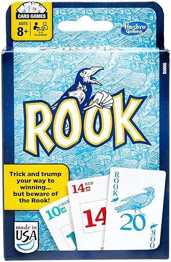 Hasbro Gaming Rook Card Game | Family Games for Kids, Teens, and Adults | 2 to 6 Players | Bidding and Trick-Taking Games | Fun Summer Activities | Vacation Travel Essentials | Ages 8+ - Image 1