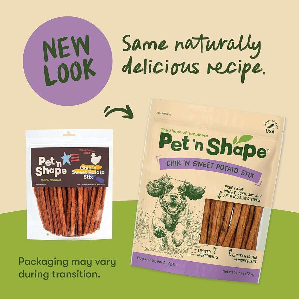 Pet 'n Shape Chik 'n Sweet Potato Stix Dog Treats – Made and Sourced in the USA - 14 Ounce - Image 3