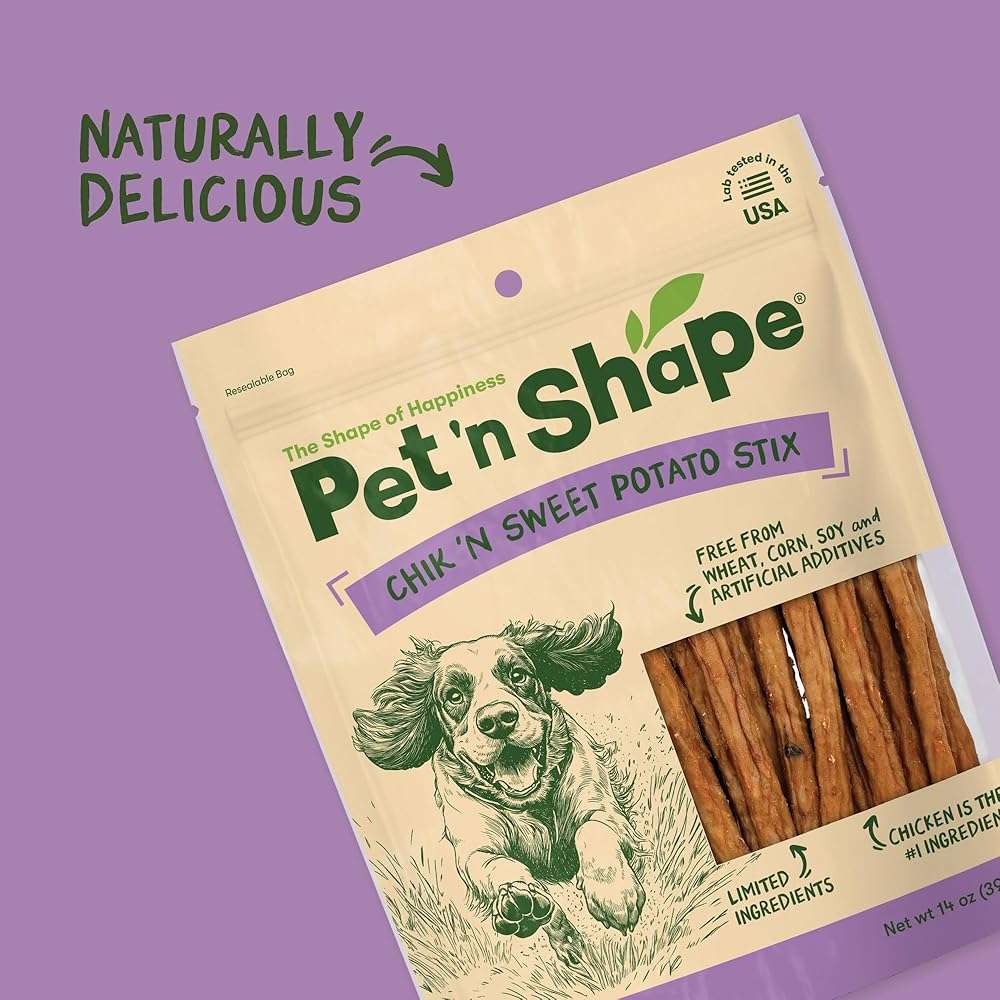 Pet 'n Shape Chik 'n Sweet Potato Stix Dog Treats – Made and Sourced in the USA - 14 Ounce - Image 5