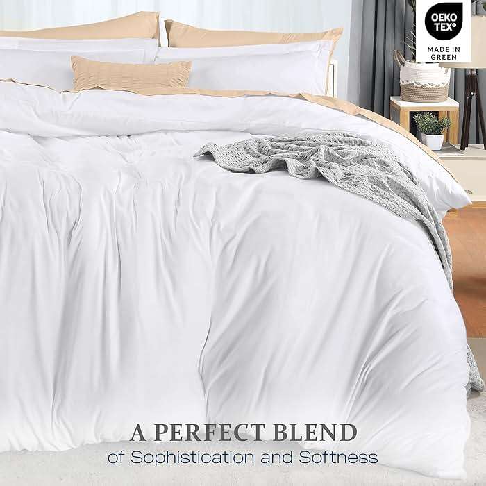 Utopia Bedding Duvet Cover Queen Size - 3 Piece with Zipper Closure - 1 Comforter Cover 90X90 Inches & 2 Pillow Shams 20X26 Inches (White) Comforter Not Included - Image 5