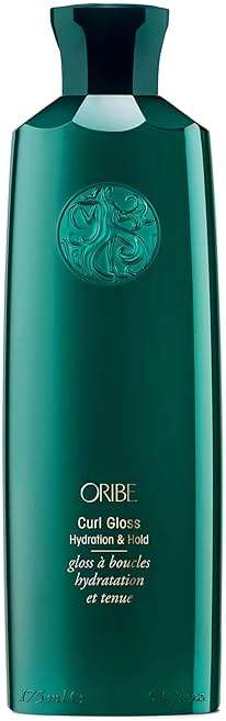 Oribe Curl Gloss Hydration & Hold - Lightweight Glossy Gel Defines Curls & Waves, Adds Shine & Instantly Reduces Frizz - Soft, Natural Finish - For Wavy & Curly Hair - 5.9 oz - Image 1