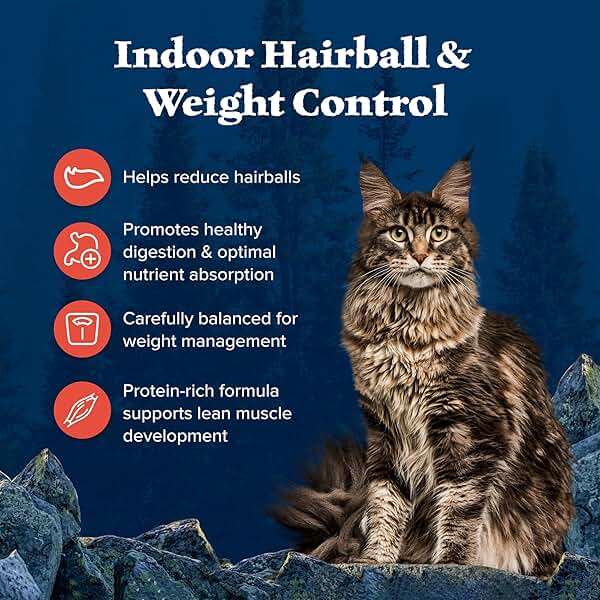 Blue Buffalo Wilderness Chicken Natural High-Protein Grain-Free Dry Food Hairball & Weight Control for Adult Indoor Cats, Real Chicken First, Antioxidant-Rich LifeSource Bits Support Immunity, 11 lbs. - Image 6