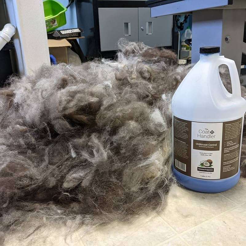 The Coat Handler Undercoat Control deShedding Dog Shampoo, 1 Gallon - Combats and Reduces Shedding, Undercoat Removal, Omega 3 & 6 Rich, Vitamin E Strengthens The Hair Follicle, Natural - Image 7