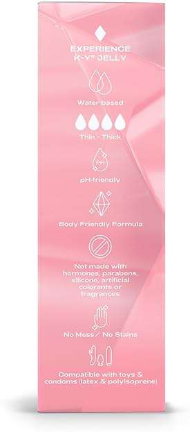 K-Y Jelly Water Based Lube For Sex, Anal Lube, Non-Greasy Water Based Personal Lubricant, pH Friendly Sex Lube Can Be Used With Sex Toys For Women & Male Sex Toys, Condom Friendly Personal Lube, 2 oz - Image 11