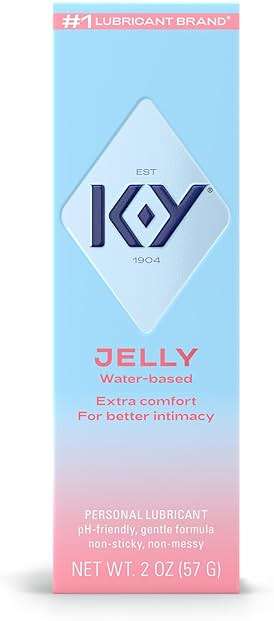 K-Y Jelly Water Based Lube For Sex, Anal Lube, Non-Greasy Water Based Personal Lubricant, pH Friendly Sex Lube Can Be Used With Sex Toys For Women & Male Sex Toys, Condom Friendly Personal Lube, 2 oz - Image 14