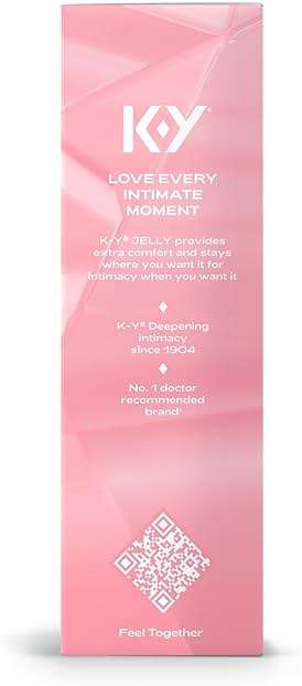K-Y Jelly Water Based Lube For Sex, Anal Lube, Non-Greasy Water Based Personal Lubricant, pH Friendly Sex Lube Can Be Used With Sex Toys For Women & Male Sex Toys, Condom Friendly Personal Lube, 2 oz - Image 10