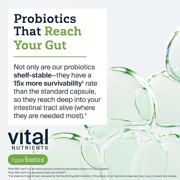 Hyperbiotics Vital Nutrients Leaky Gut Repair Supplement Probiotic | Science Backed Formula Strengthens Intestinal Barrier and Gut Health* | Reduces Digestive Discomfort | 60 Vegan Count - Image 6