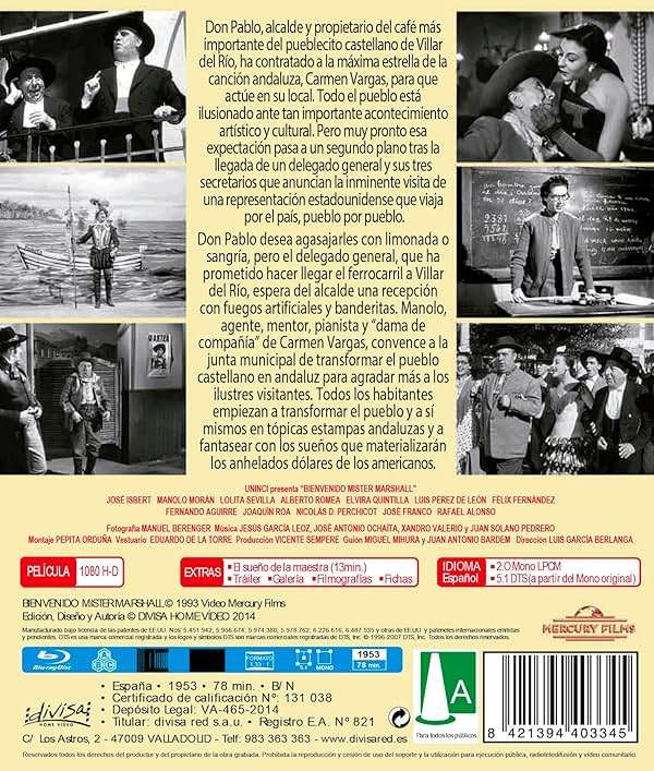 WELCOME MR. MARSHALL (Bienvenido Mister Marshall!) Blu-Ray - All Region - Image 2