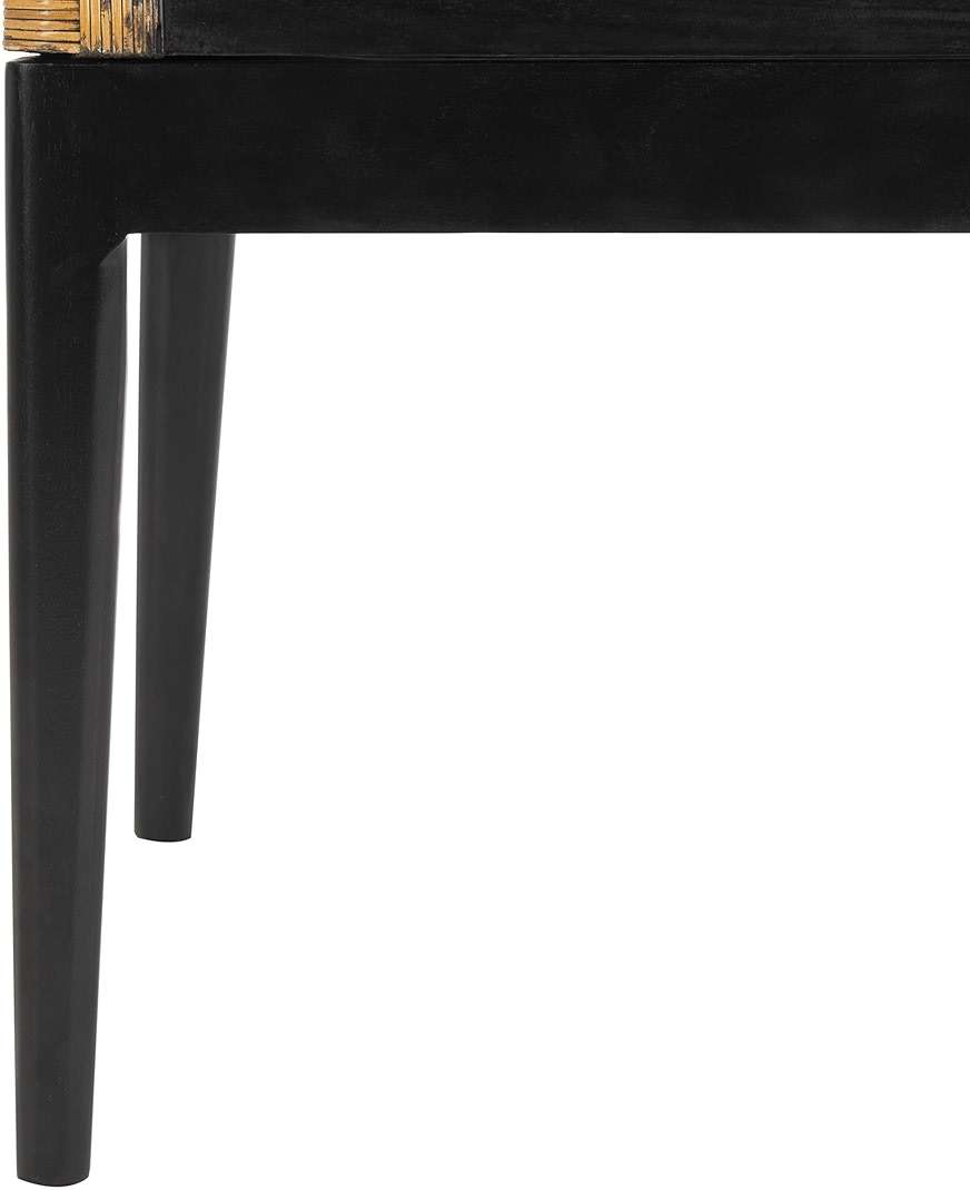 SAFAVIEH Furniture - Gianni Rattan Arm Chair - Brown & Black - Solid Wood - Coastal Open-Arm Design - Ideal for Living Room, Sunroom, Bedroom, 19.8" Seat Height (SEA4011A) - Image 12