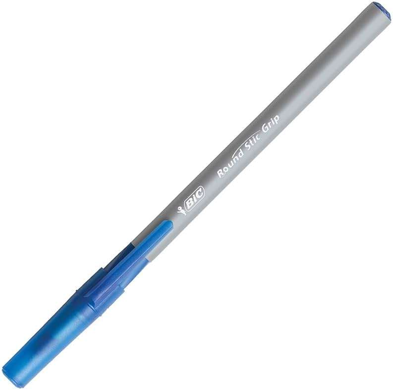 BIC Round Stic Grip Xtra Comfort Assorted Colors Ballpoint Pens, Medium Point (1.2mm), 36-Count Pack, Perfect Writing Pens With Soft Grip for Superb Comfort and Control - Image 4