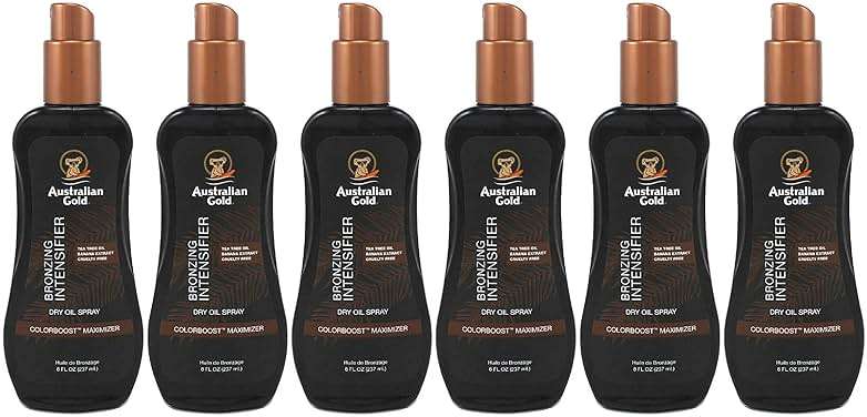 Australian Gold Intensifier Bronzing Dry Oil Spray 8 Ounce (235ml) (Pack of 6) - Image 1