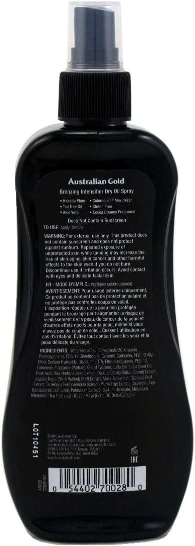 Australian Gold Intensifier Bronzing Dry Oil Spray 8 Ounce (235ml) (Pack of 6) - Image 4