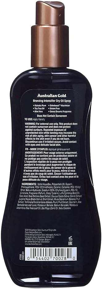 Australian Gold Intensifier Bronzing Dry Oil Spray 8 Ounce (235ml) (Pack of 6) - Image 6