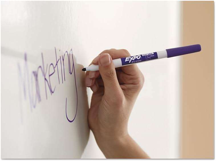 EXPO Dry Erase Markers, Low Odor Ink, Black, Fine Tip, 36 Count - Easily Erases, Ideal for Classroom, Home, Office, Back to School, Teacher Supplies - Image 2