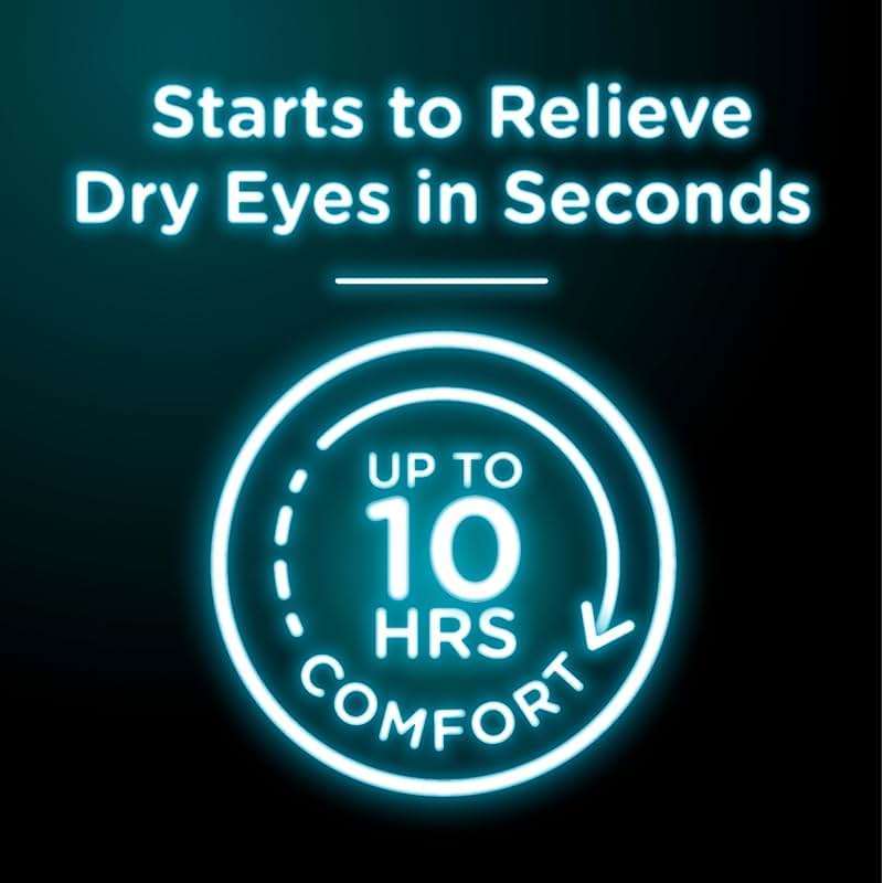 Visine Dry Eye Relief All Day Comfort Lubricant Eye Drops for Up to 10 Hours of Comfort, Dry Eye Drops with Polyethylene Glycol, 0.5 fl. oz - Image 3