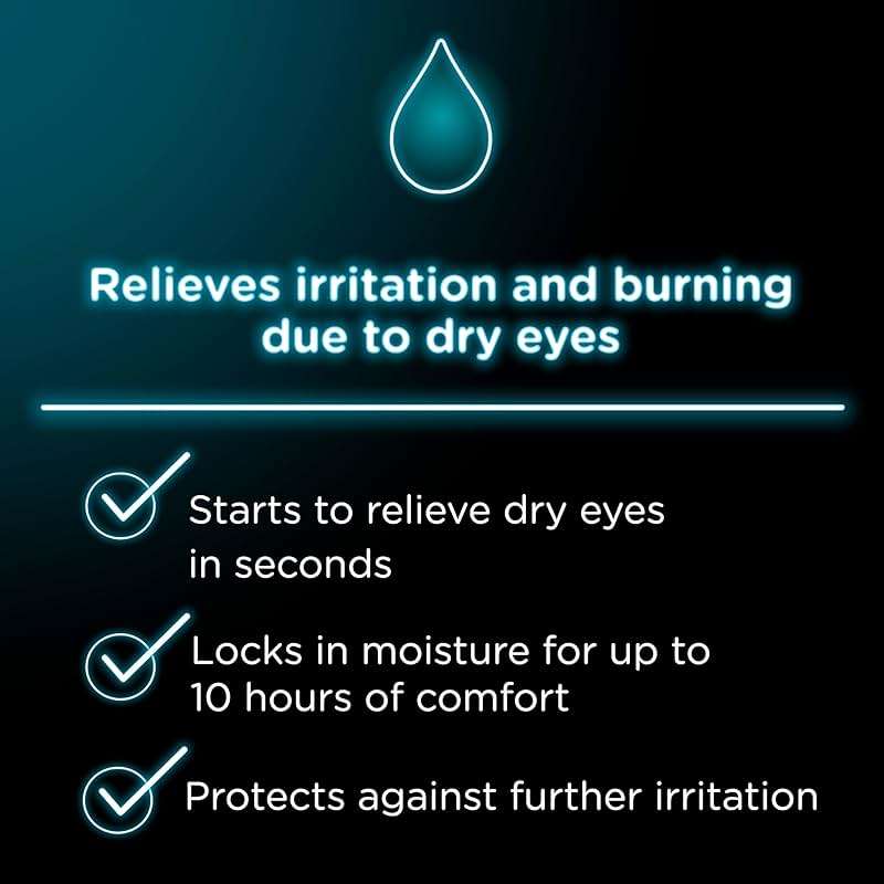 Visine Dry Eye Relief All Day Comfort Lubricant Eye Drops for Up to 10 Hours of Comfort, Dry Eye Drops with Polyethylene Glycol, 0.5 fl. oz - Image 5
