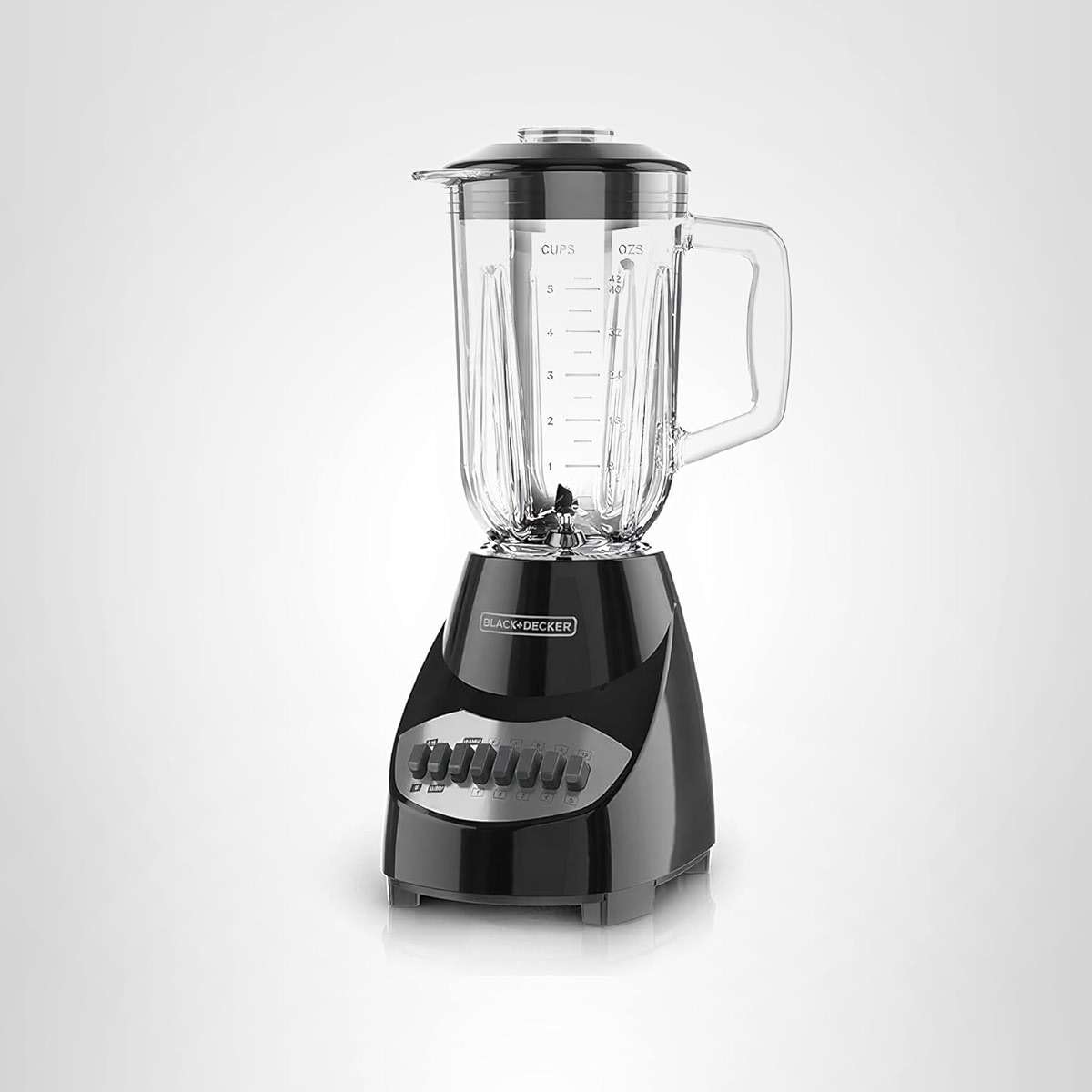 BLACK+DECKER Countertop Blender with 6-Cup Glass Jar, 10-Speed Settings, Black, BL2010BG - Image 9