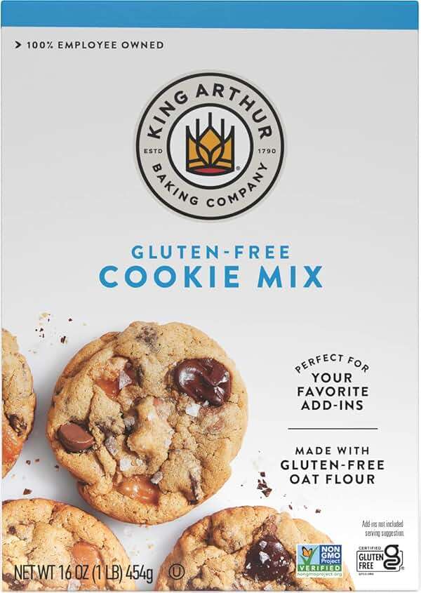 King Arthur Gluten-Free Cookie Mix, Non-GMO Project Verified, Certified Kosher, Non-Dairy, 16 Oz - Image 1