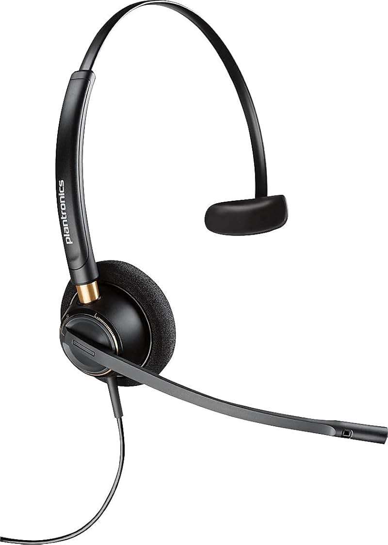 PLNHW510 - Plantronics Over-the-Head Monaural Corded Headset - Image 2