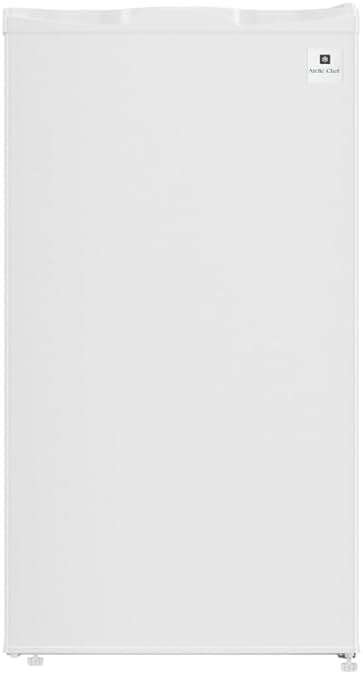 ARCTIC CHEF Mini Fridge Compact Refrigerator, 3.2 Cu Ft, White - Image 3