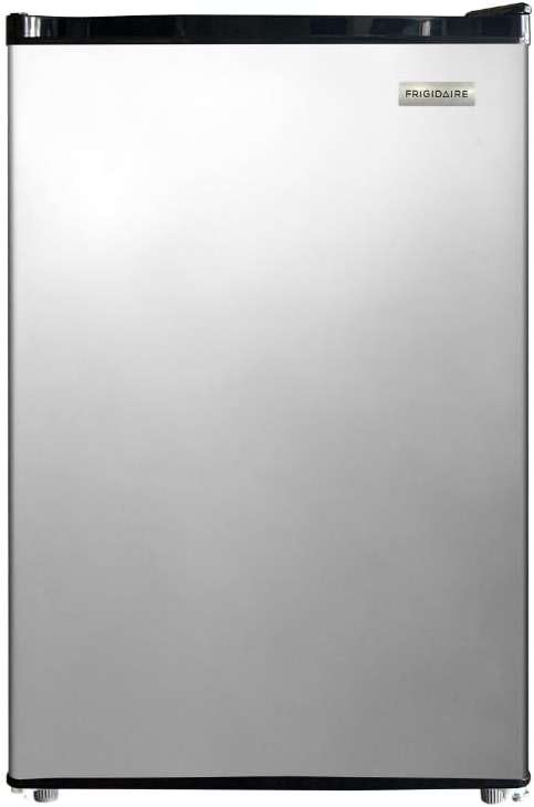 Frigidaire Compact Fridge, 4.5 Cubic Feet, Stainless Steel - Image 4