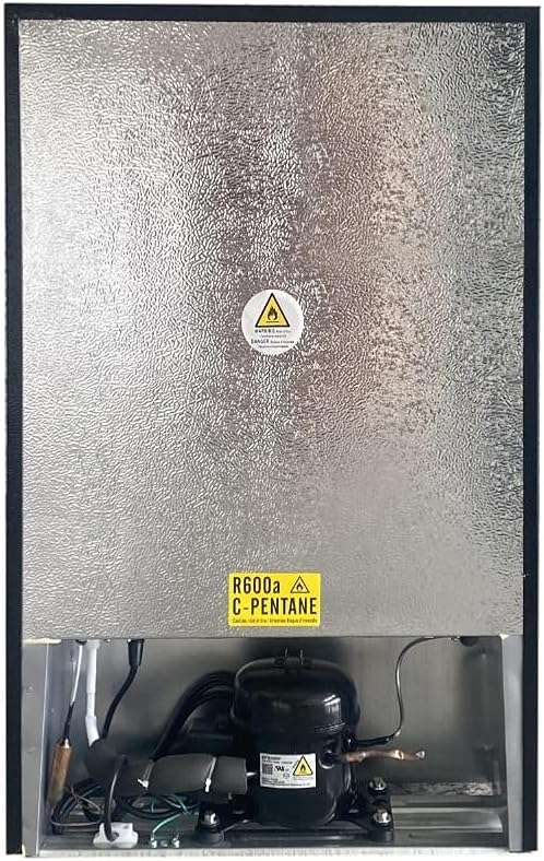 Frigidaire Compact Fridge, 4.5 Cubic Feet, Stainless Steel - Image 6