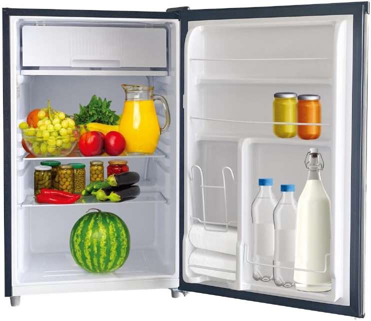 Frigidaire Compact Fridge, 4.5 Cubic Feet, Stainless Steel - Image 9