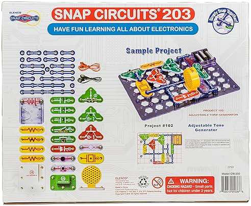 Snap Circuits 203 Electronics Exploration Kit | Over 200 STEM Projects | Full Color Project Manual | 42 Snap Modules | Unlimited Fun - Image 4