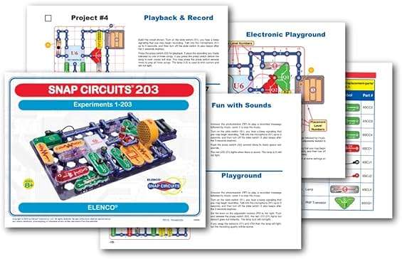 Snap Circuits 203 Electronics Exploration Kit | Over 200 STEM Projects | Full Color Project Manual | 42 Snap Modules | Unlimited Fun - Image 5