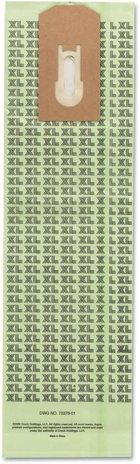 Oreck Commercial PK80009DW Hypo-Allergenic Bags, Fits All U2000 Series Upright (Pack of 9) - Image 1