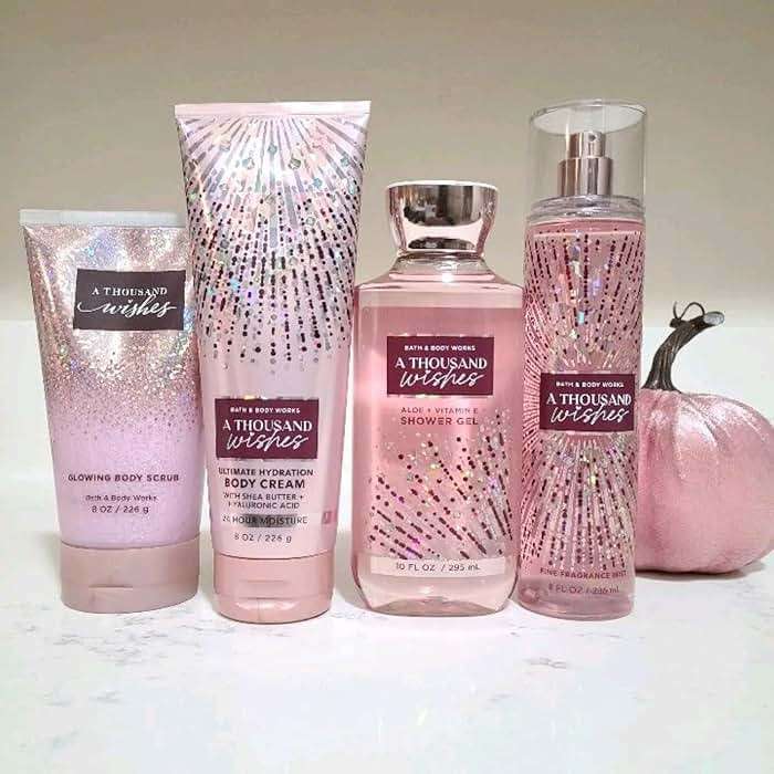 Bath & Body Works A Thousand Wishes Body Cream, Ultimate Hydration Moisturizer with Shea Butter & Hyaluronic Acid for Dry Skin, Prosecco and Peony Scent, 8 oz - 1 Pack - Image 7