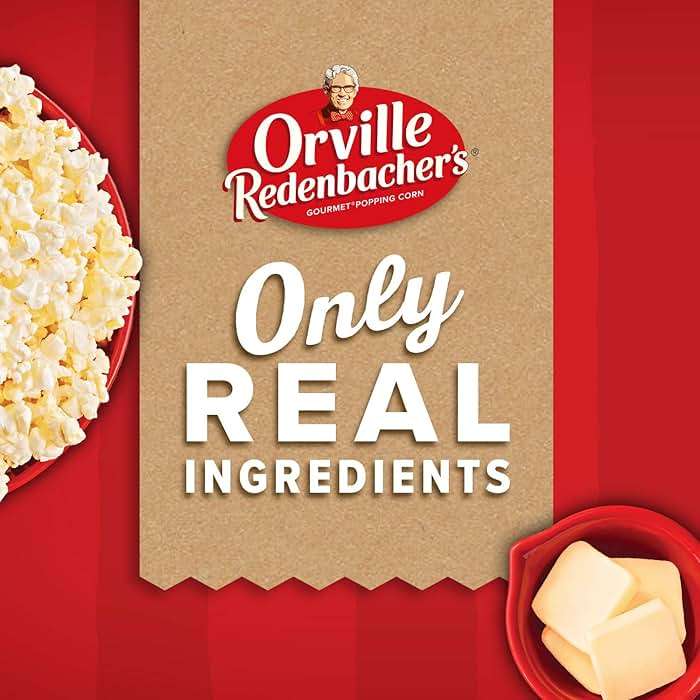 Orville Redenbacher’s Microwave Popcorn Mini Bags, Movie Theater Butter Flavor, 3g Fiber Per Serving, 1.5 oz., 12-Count - Image 4