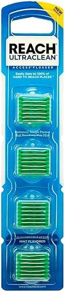 REACH Ultraclean Access Snap-On Flosser & Flosser Refill Head 28 ea, Pack for Proper Oral Care, Mint Flavor 1 ea - Image 8