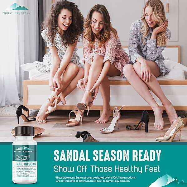 Toenail Fungus Extra Strength Solution-Thick Discolored Nail Repair, Ingrown Nails, Dry Cracked Nails & Cuticles-All Natural with Tea Tree & Oregano Oil: by Purely Northwest USA 1oz - Image 4