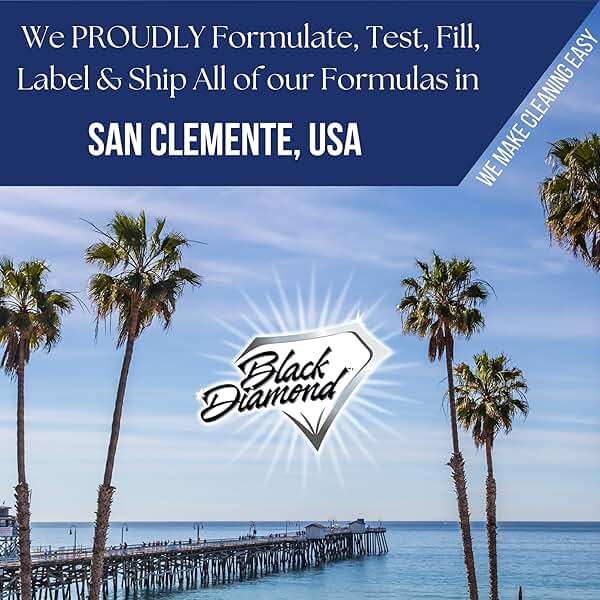 Black Diamond Ultimate Grout Cleaner: Best Cleaner for Tile,Ceramic,Porcelain, Marble Acid-Free Safe Deep Cleaner & Stain Remover for Even The Dirtiest Grout. (1-Quart/1-Brush) - Image 9