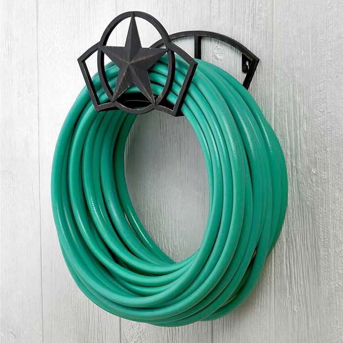Liberty Garden 234 Liberty Star Mount Hose Butler, Holds 125-Feet of, 5/8-Inch, Black - Image 2