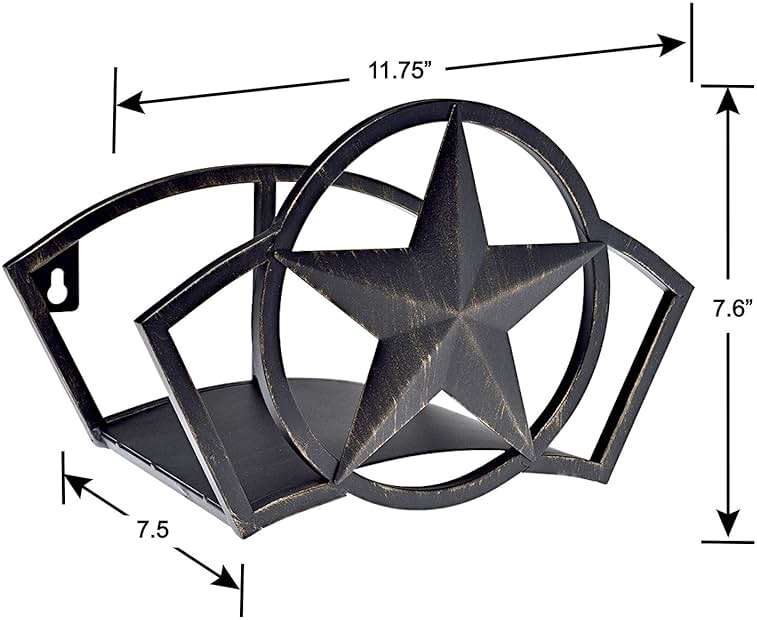 Liberty Garden 234 Liberty Star Mount Hose Butler, Holds 125-Feet of, 5/8-Inch, Black - Image 3