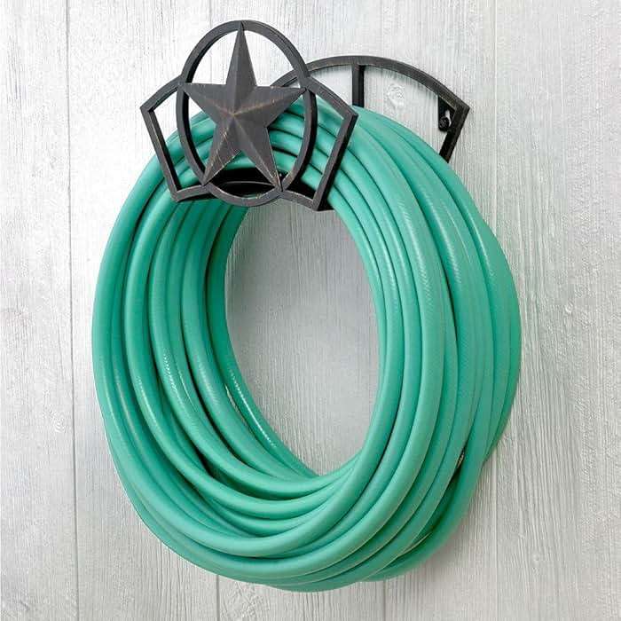 Liberty Garden 234 Liberty Star Mount Hose Butler, Holds 125-Feet of, 5/8-Inch, Black - Image 5