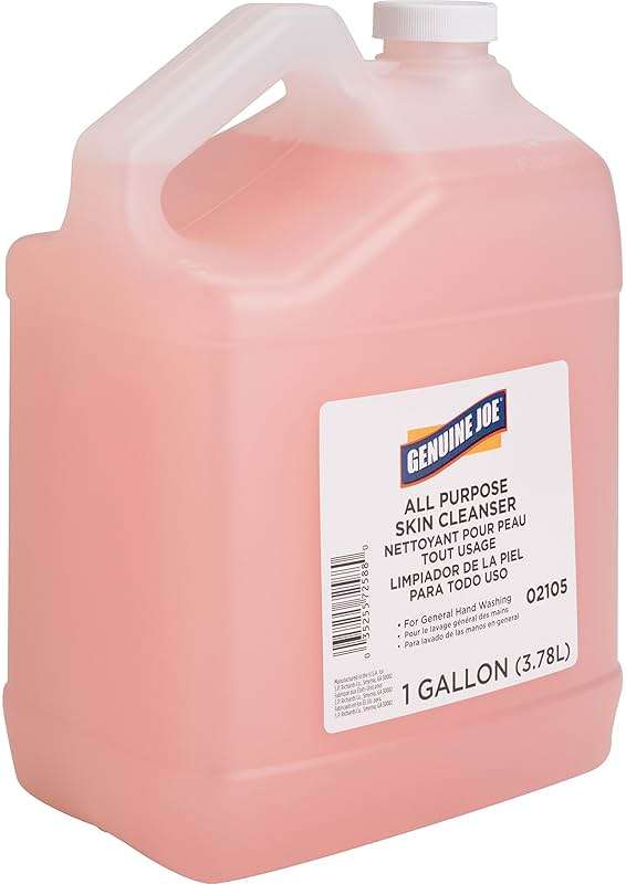 Genuine Joe 02105CT Hand Soap Lotion Dispenser Refill 1Gal 4/CT Pink - Image 8