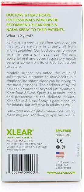 Xlear Natural Nasal Spray with Xylitol, 1.5 fl oz (Pack of 4) - Image 3